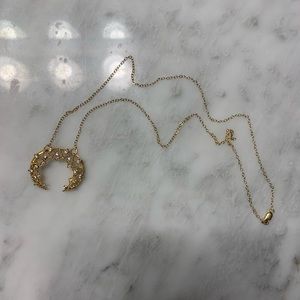 Gold Moon Necklace